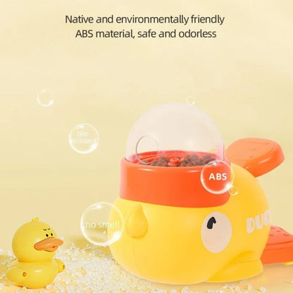 interactive Dog Puzzle Feeder Toy – Treat Dispensing Slow Feeder with Anti-Slip Cartoon Duck Design