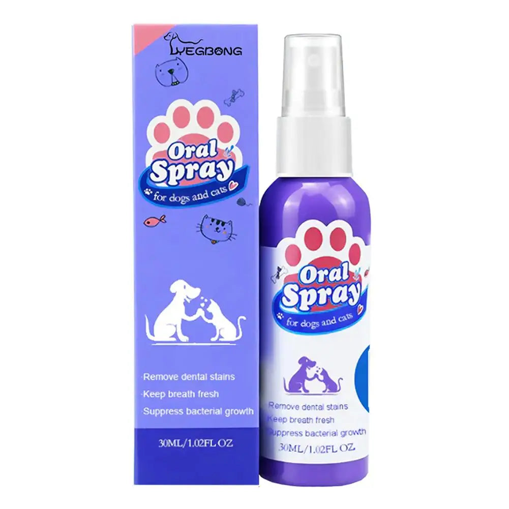 Pet Dental Spray for Dogs & Cats – Teeth Cleaning, Plaque & Tartar Control, Fresh Breath Oral Care