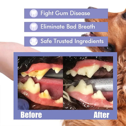 Pet Dental Spray for Dogs & Cats – Teeth Cleaning, Plaque & Tartar Control, Fresh Breath Oral Care
